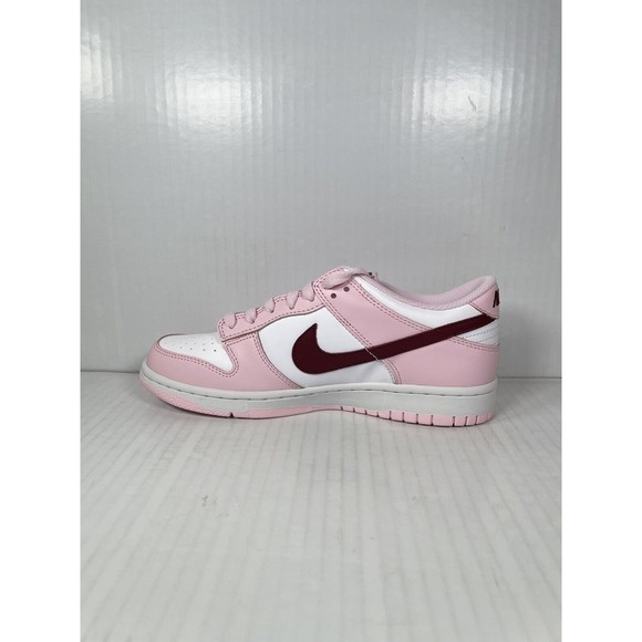 Nike Dunk Low Pink Foam Red White GS Sz 5.5Y/7W CW1590-601 IN HAND READY TO SHIP - Picture 4 of 8